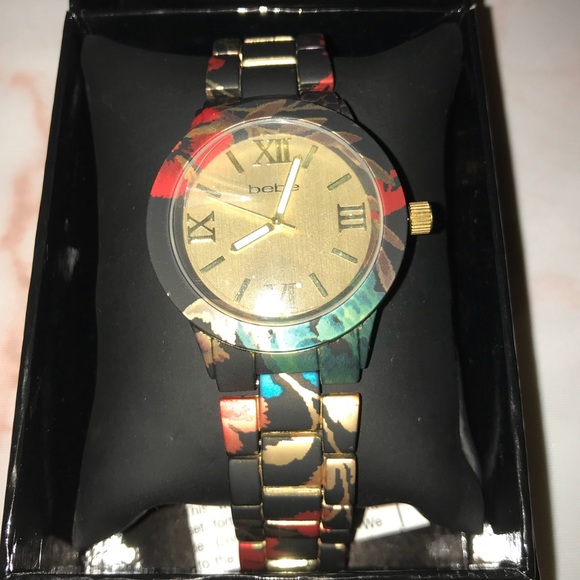 bebe Jewelry - Bebe floral print watch